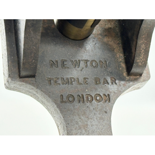 198 - Newton & Co. Temple Bar London. A Late 19th Century bras microscope by Newton & Co. Circa 1870-1890.... 