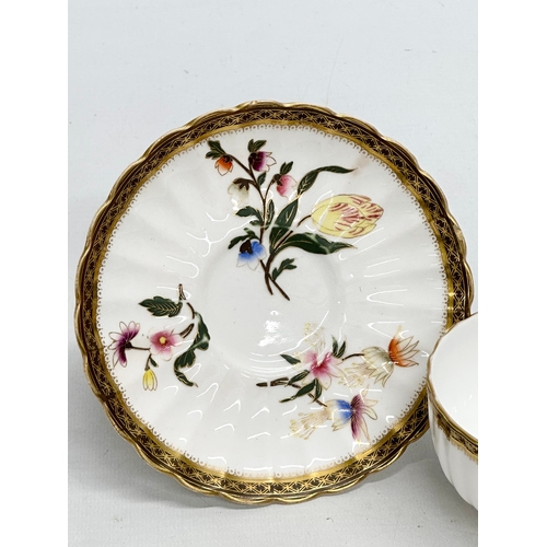 212 - A Late 19th Century Royal Worcester cup and saucer.