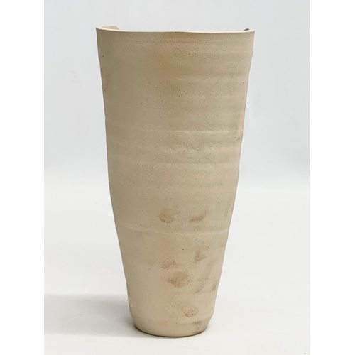 455 - A Mid Century glazed stoneware vase by Diem pottery. 21cm.