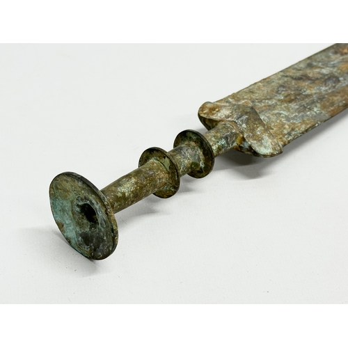 10 - Zhou Dynasty (1046BC-256BC) A Chinese archaic sword. 55cm.