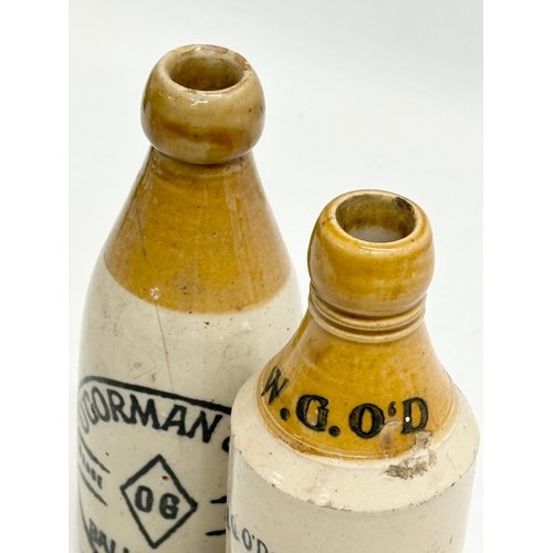 452 - 2 stone bottles. A O’Gorman & Co Ballymena stone bottle. A W.G. O’Doherty & Co Bottling Londonderry.... 