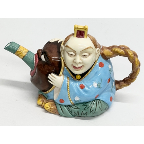 545 - A Limited Edition Minton Archive Collection “Chinaman Teapot” 620/2,500. 22x15cm.