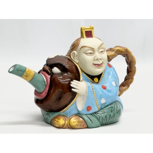 545 - A Limited Edition Minton Archive Collection “Chinaman Teapot” 620/2,500. 22x15cm.