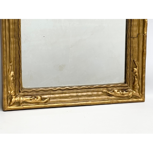 25 - A Late 19th Century Victorian gilt framed mirror. Good quality. 51x76cm.