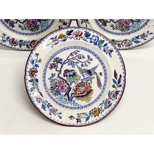 266 - A set of 6 Early 19th Century Mason’s pottery plates. Circa 1815-1830. 20.5cm.