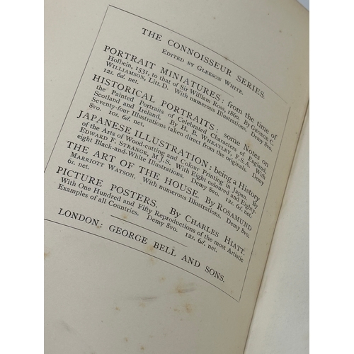 599 - Portrait Miniatures by George C. Williamson LITT.D. First edition, 1897. 1531-1860.
