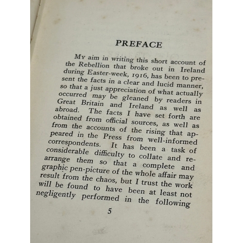 600 - The Irish Rebellion of 1916. By John F. Boyle. 1916. Map missing.