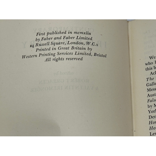 604 - Contemporary Irish Poetry. Robert Greacen & Valentin Iremonger. 1949.