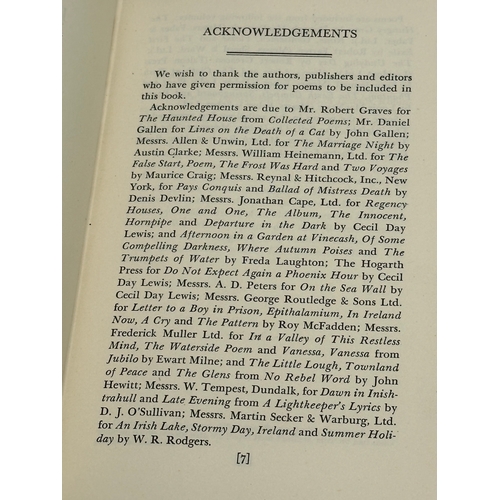 604 - Contemporary Irish Poetry. Robert Greacen & Valentin Iremonger. 1949.