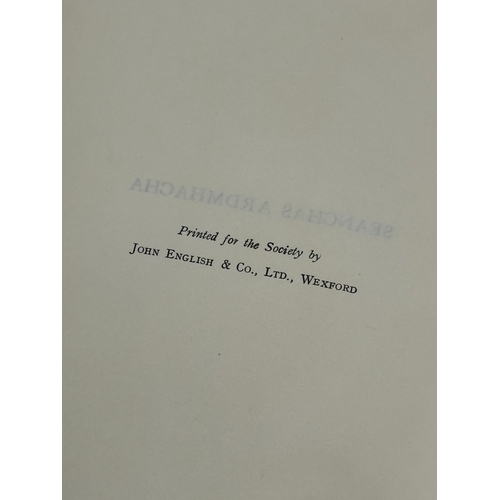 612 - Seancas Aromaca. Journal of the Armagh Diocesan Historical Society. Thomas O’Fiaich. Volume 4, No.1.... 