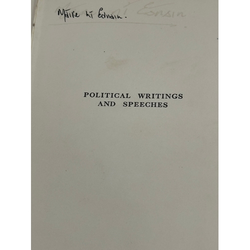 616 - Padraic H. Pearse. Political Weitings and Speeches. The Talbot Press LTD, Dublin. Reprinted 1966.