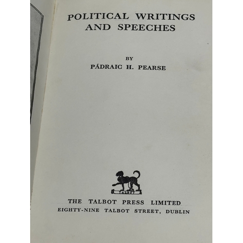 616 - Padraic H. Pearse. Political Weitings and Speeches. The Talbot Press LTD, Dublin. Reprinted 1966.