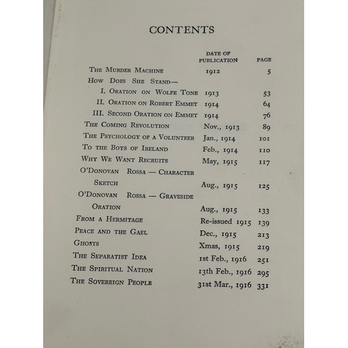 616 - Padraic H. Pearse. Political Weitings and Speeches. The Talbot Press LTD, Dublin. Reprinted 1966.