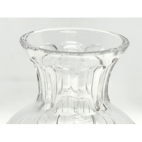 643 - A Waterford Marquis Sheridan crystal vase. 16x26cm