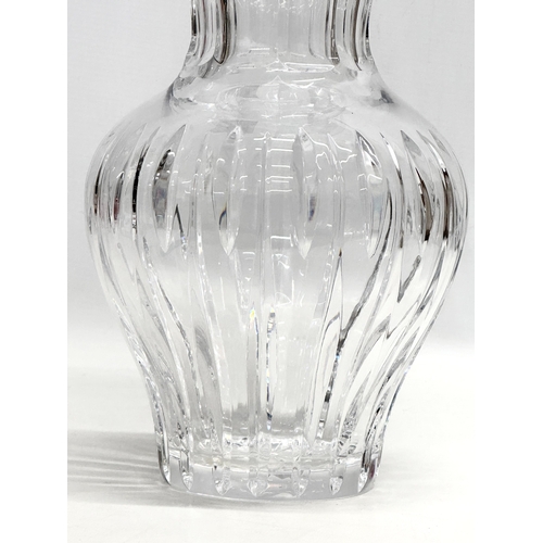 643 - A Waterford Marquis Sheridan crystal vase. 16x26cm