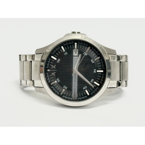 646 - An Armani Exchange AX2103 watch with case.