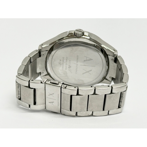 646 - An Armani Exchange AX2103 watch with case.