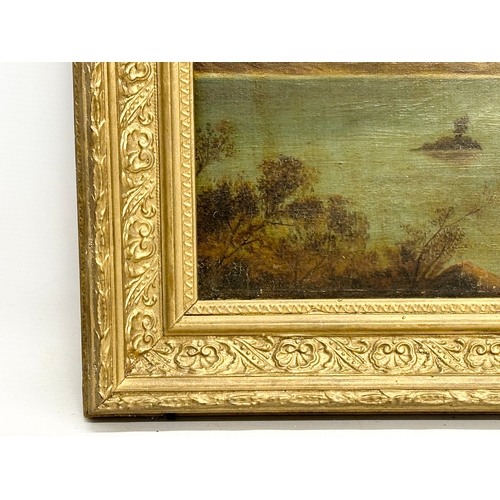 341 - A signed Late 19th/Early 20th Century oil on canvas. Signed J. L. Stoops. In original gilt frame. 51... 