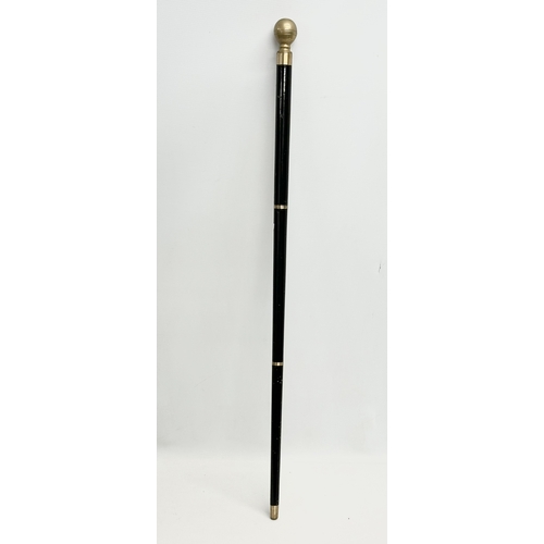 342 - An Early 20th Century gadget cane. 85.5cm