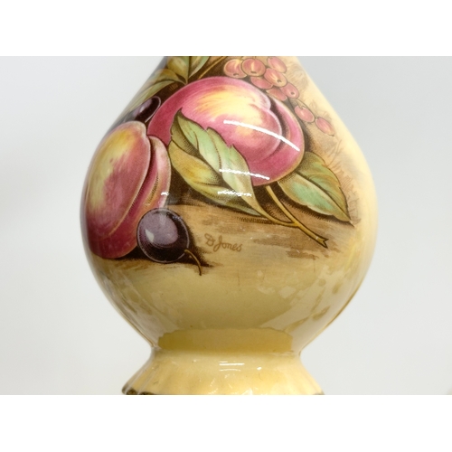 713 - 14 pieces of Aynsley Pottery ‘Orchard Gold’ including 8 signed pieces by N. Brunt and D. Jones. 4 by... 