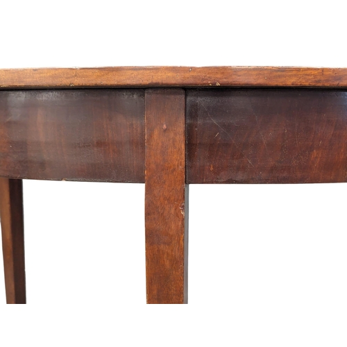 1004 - An early 20th Century mahogany hall table in the Georgian style, 109cm x 54cm x 71.5cm(3)