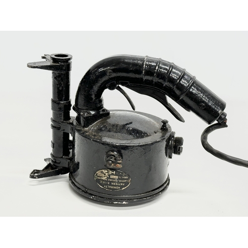 70A - A 1943 British WWII Royal Navy Ships Signalling Lantern, with original box for transporting Lantern.... 