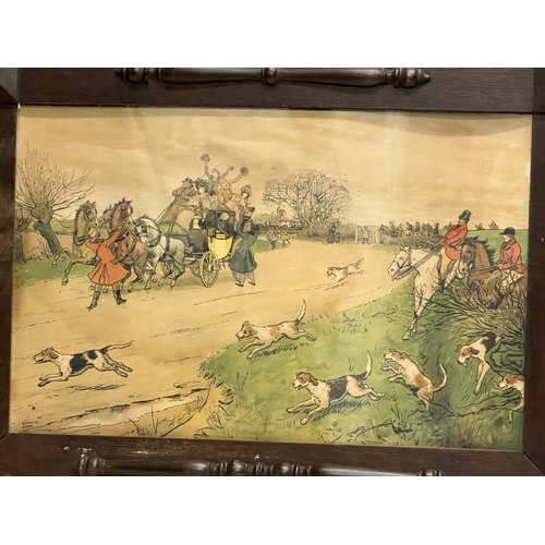 325 - Albert Ludovici (1820-1894) A watercolour drawing. Early 19th Century Hunting Scence. 58.5x38cm. 71.... 