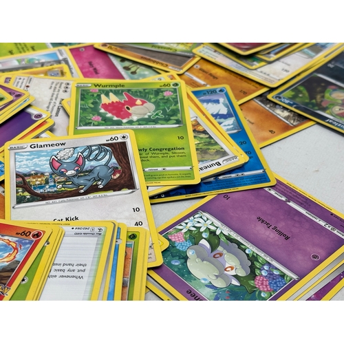 665 - A large collection of Pokémon cards.