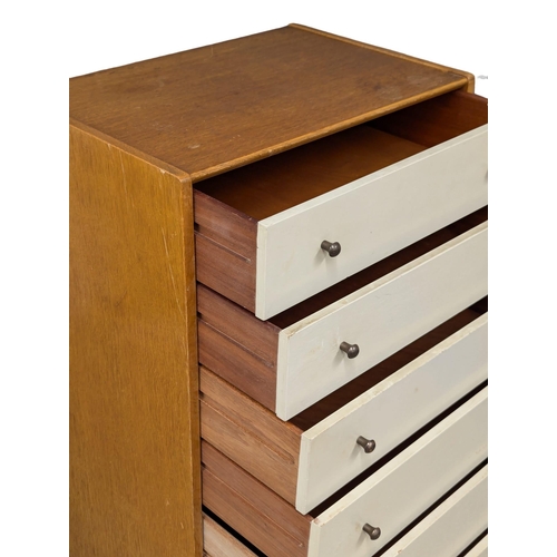 838 - A G-Plan 'Librenza' Mid Century teak tallboy chest of drawers. 61x41x128cm(1)