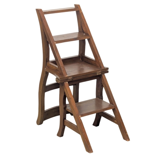 853 - A 19th Century style metamorphic chair. (2)