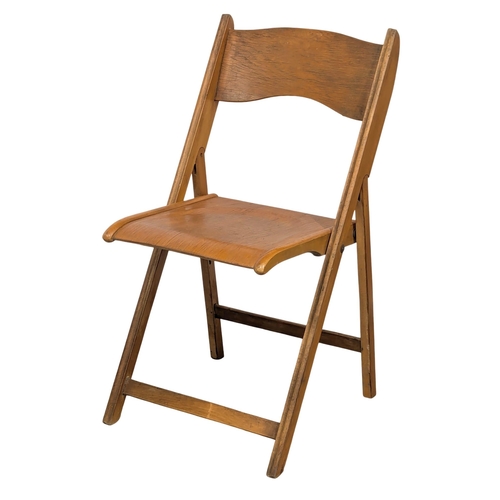 896 - A set of 4 Danish Mid Century folding chairs by 'Handy.' Denmark. (1)