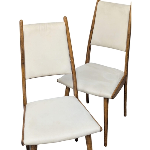 899 - A set of 4 Mid Century dining chairs(8)