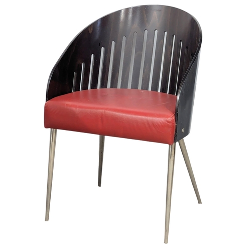 929 - A set of 4 Bentwood tub chairs in the manner of Phillipe Starck (9)