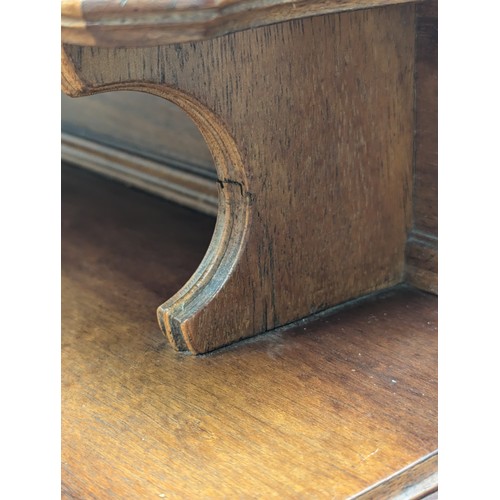 803 - Émile Gallé. A “Forêt Lorraine” bonheur du jour/desk. Inlaid with tigerwood, burr walnut, rosewood, ... 