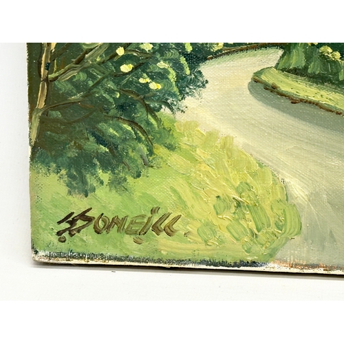 753 - J. J. O’Neill. An oil on canvas. 41x31cm