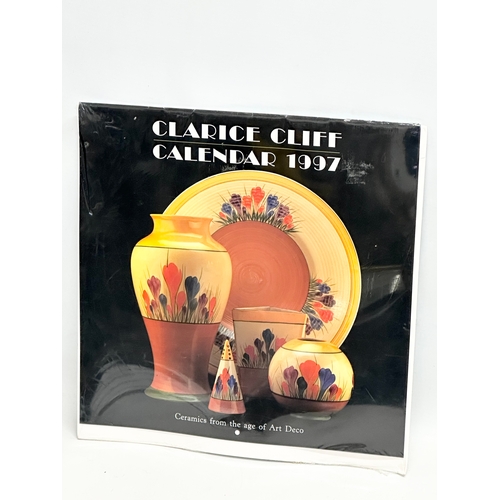 588 - Two Clarice Cliff calendars. An unopened 1997 calendar and a 1989.