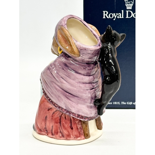 854 - A Limited Edition Royal Doulton “Fortune Teller Bunnykins” toby jug with box and certificate. 14cm