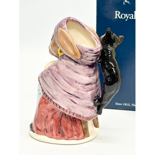 855 - A Limited Edition Royal Doulton “Fortune Teller Bunnykins” toby jug with box. 14cm