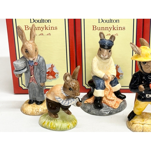 867 - 12 Royal Doulton Bunnykins figurines with boxes.