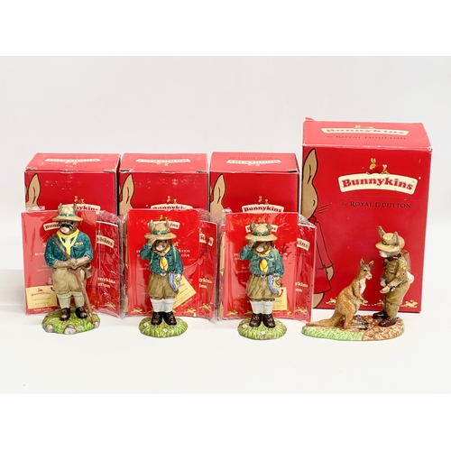 871 - Royal Doulton Bunnykins Scouts. A Limited Edition Royal Doulton Bunnykins “Centenary Scout” a Royal ... 