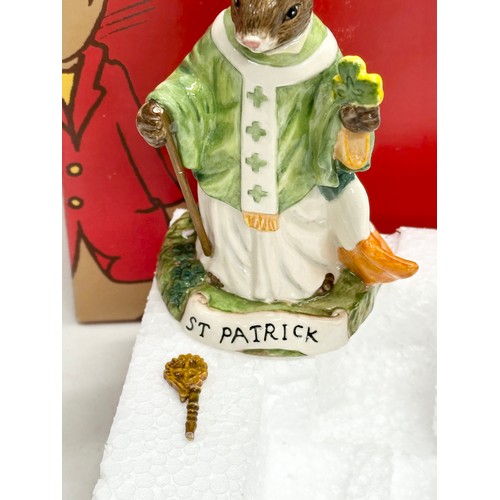 872 - Limited Edition Doulton Bunnykins Saints. A Royal Doulton Bunnykins “Saint Patrick” two Royal Doulto... 