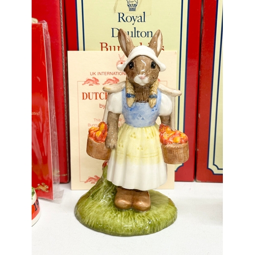 875 - 6 Limited and Special Edition Royal Doulton Bunnykins. A Limited Edition Winners Trophy 1966. A Limi... 