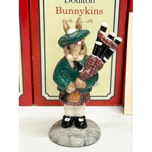 875 - 6 Limited and Special Edition Royal Doulton Bunnykins. A Limited Edition Winners Trophy 1966. A Limi... 