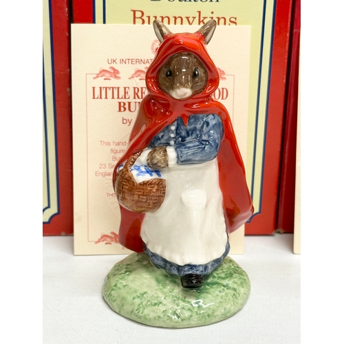 875 - 6 Limited and Special Edition Royal Doulton Bunnykins. A Limited Edition Winners Trophy 1966. A Limi... 