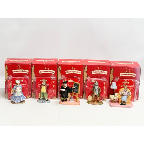 877 - 5 Royal Doulton Bunnykins. A Limited Edition Ned Kelly Bunnykins, a Limited Edition Mrs Collector Bu... 