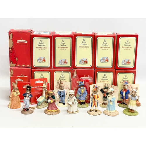 878 - 12 Royal Doulton Bunnykins. Limited Edition Dutch Bunnykins, Uncle Sam Bunnykins, Limited Edition Mr... 