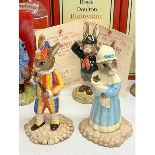 878 - 12 Royal Doulton Bunnykins. Limited Edition Dutch Bunnykins, Uncle Sam Bunnykins, Limited Edition Mr... 