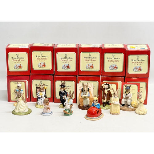 882 - 12 Royal Doulton Bunnykins. Limited Edition Deep Sea Diver Bunnykins. Limited Edition Airman Bunnyki... 