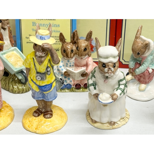 885 - 12 Royal Doulton Bunnykins. Limited Edition Businessman Bunnykins, Fortune Teller Bunnykins, Tourist... 