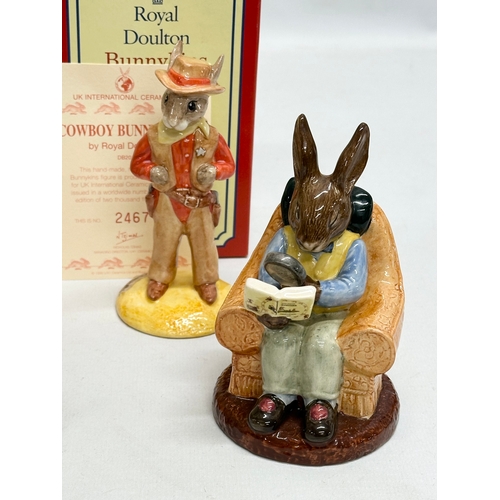 887 - 12 Royal Doulton Bunnykins. Special Edition Cowboy Bunnykins, Trick or Treat Bunnykins, Halloween Bu... 